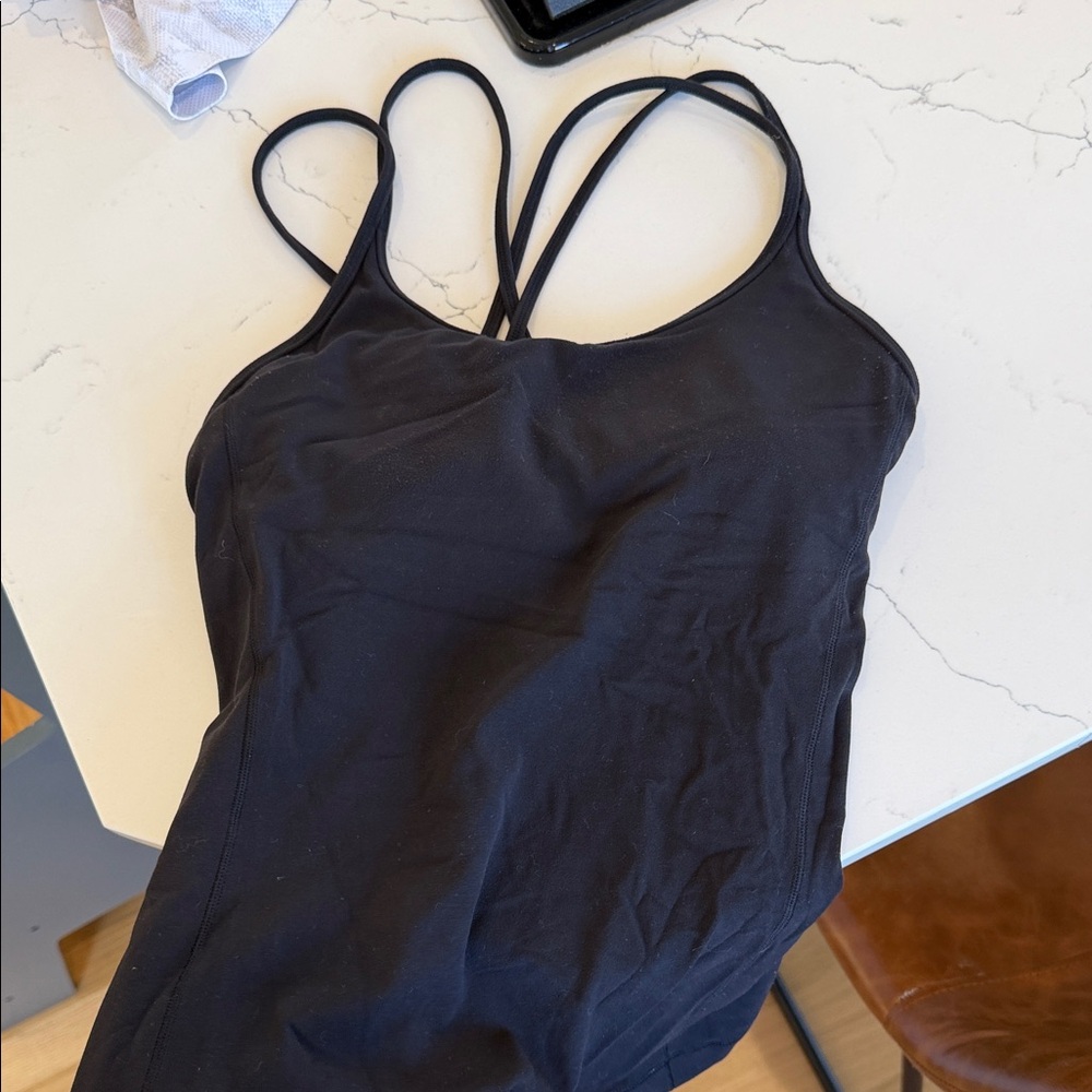 lululemon athletica Black Tank Top